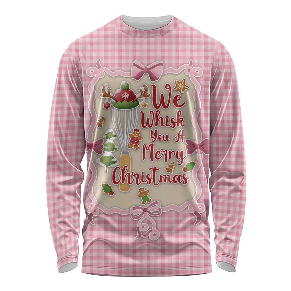 We Whisk You A Merry Christmas Long Sleeve Shirt Cute Style - Wonder Print Shop
