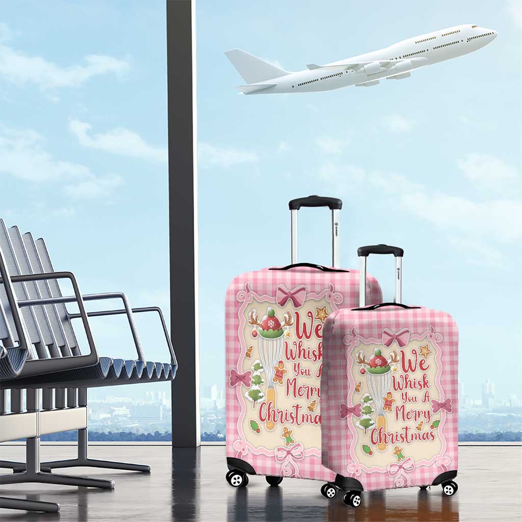 We Whisk You A Merry Christmas Luggage Cover Cute Style - Wonder Print Shop