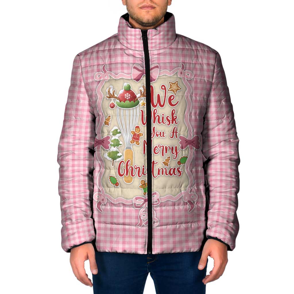 We Whisk You A Merry Christmas Padded Jacket Cute Style - Wonder Print Shop