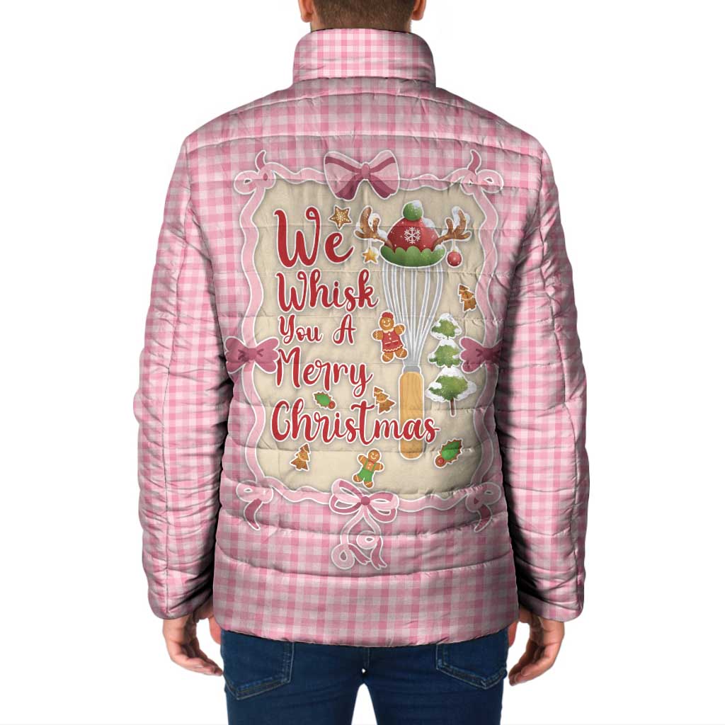 We Whisk You A Merry Christmas Padded Jacket Cute Style - Wonder Print Shop