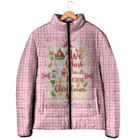 We Whisk You A Merry Christmas Padded Jacket Cute Style - Wonder Print Shop