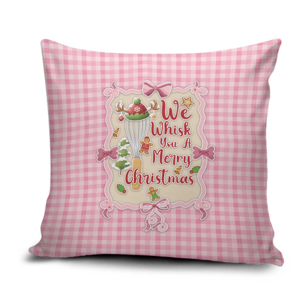 We Whisk You A Merry Christmas Pillow Cover Cute Style - Wonder Print Shop