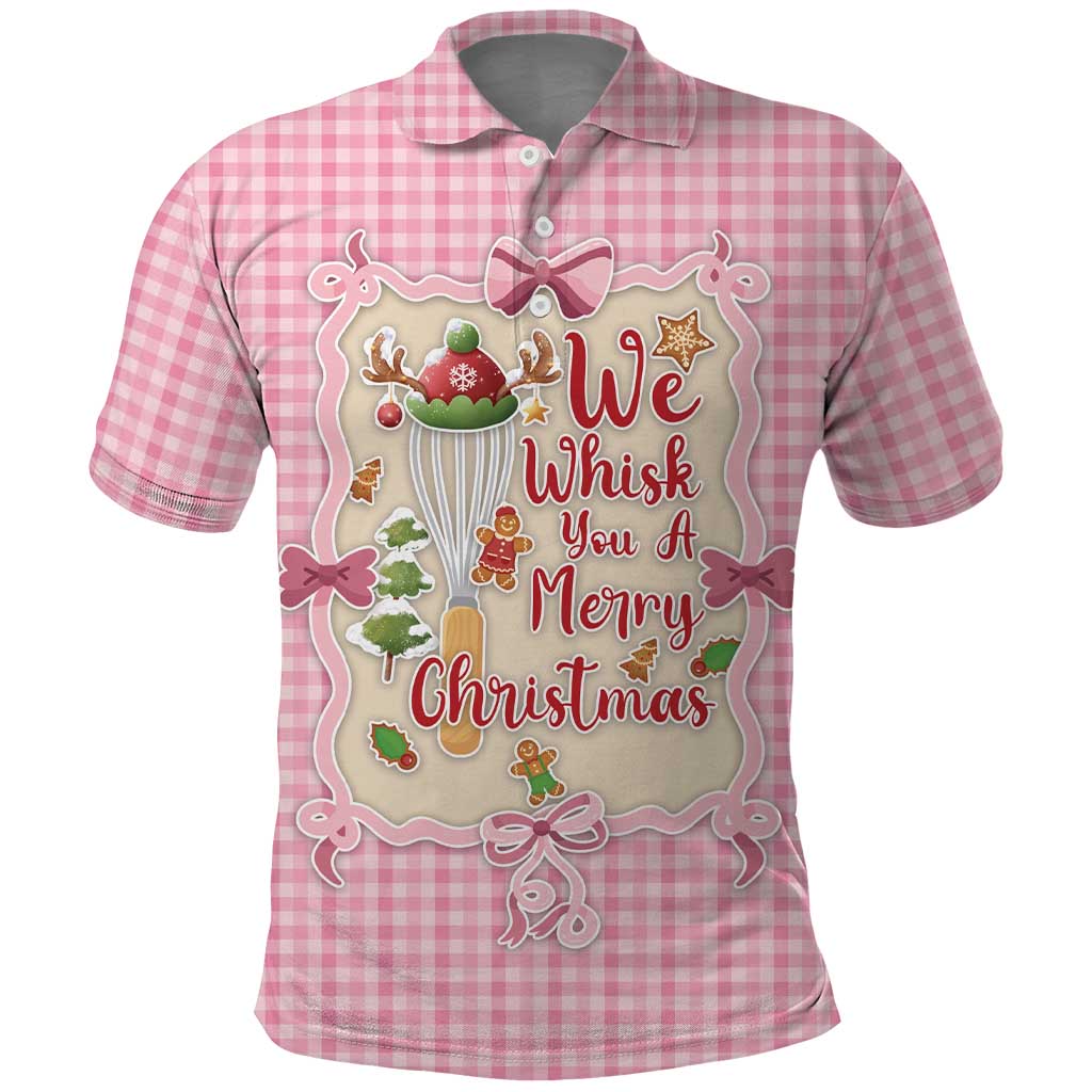 We Whisk You A Merry Christmas Polo Shirt Cute Style - Wonder Print Shop