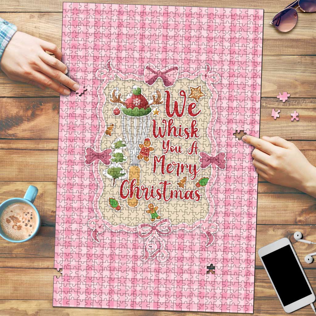 We Whisk You A Merry Christmas Puzzle Cute Style - Wonder Print Shop