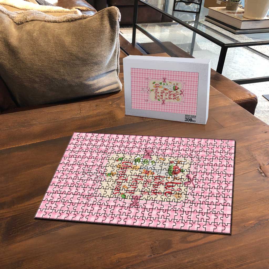 We Whisk You A Merry Christmas Puzzle Cute Style - Wonder Print Shop