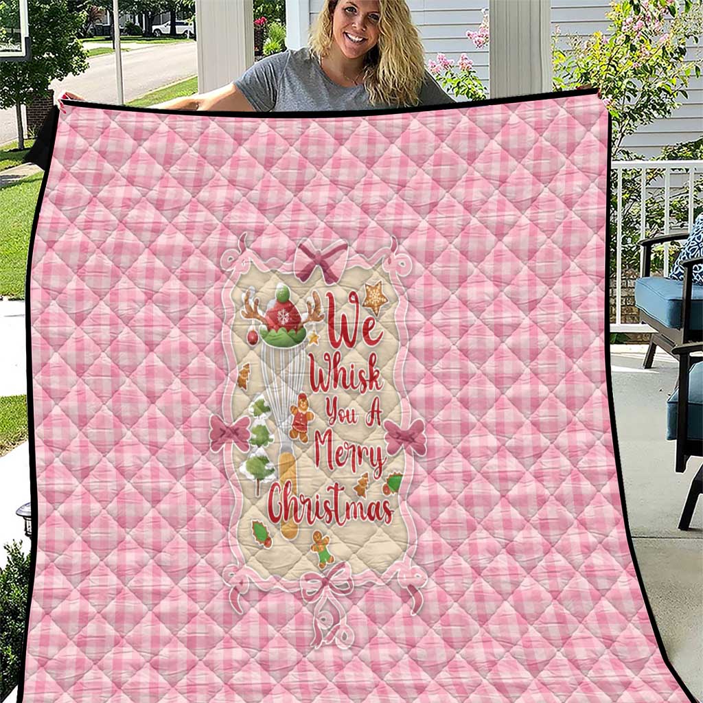We Whisk You A Merry Christmas Quilt Cute Style - Wonder Print Shop