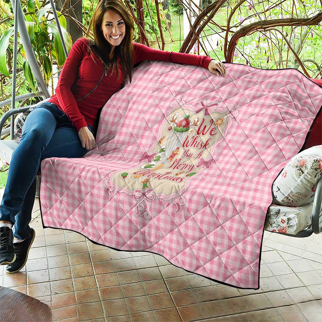 We Whisk You A Merry Christmas Quilt Cute Style - Wonder Print Shop