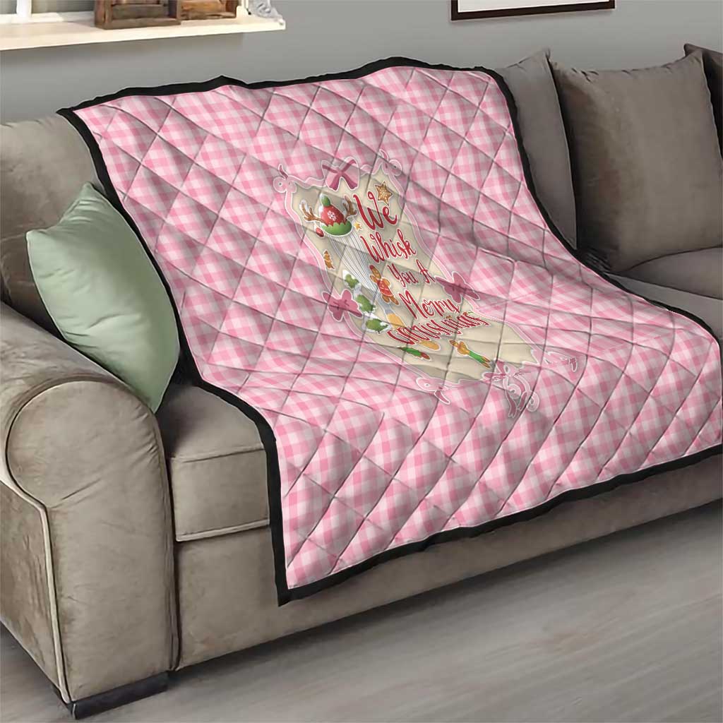 We Whisk You A Merry Christmas Quilt Cute Style - Wonder Print Shop