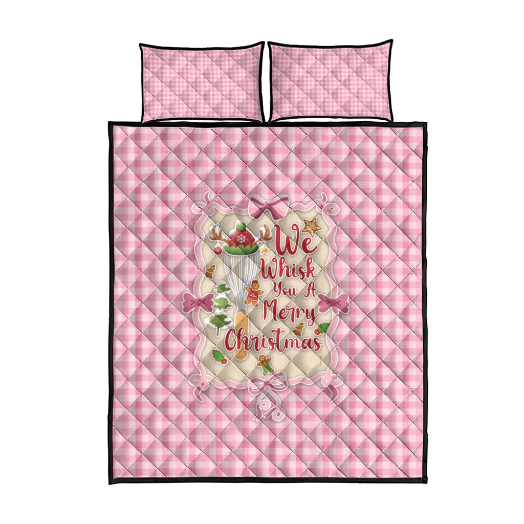 We Whisk You A Merry Christmas Quilt Bed Set Cute Style - Wonder Print Shop