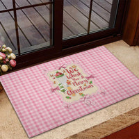 We Whisk You A Merry Christmas Rubber Doormat Cute Style - Wonder Print Shop