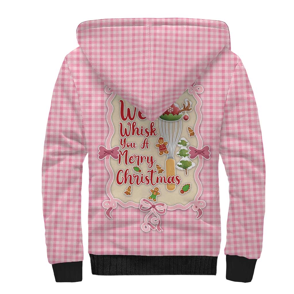 We Whisk You A Merry Christmas Sherpa Hoodie Cute Style - Wonder Print Shop