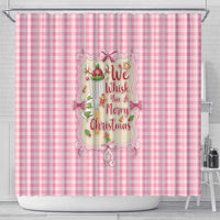 We Whisk You A Merry Christmas Shower Curtain Cute Style - Wonder Print Shop
