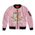 We Whisk You A Merry Christmas Sleeve Zip Bomber Jacket Cute Style - Wonder Print Shop