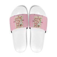 We Whisk You A Merry Christmas Slide Sandals Cute Style - Wonder Print Shop