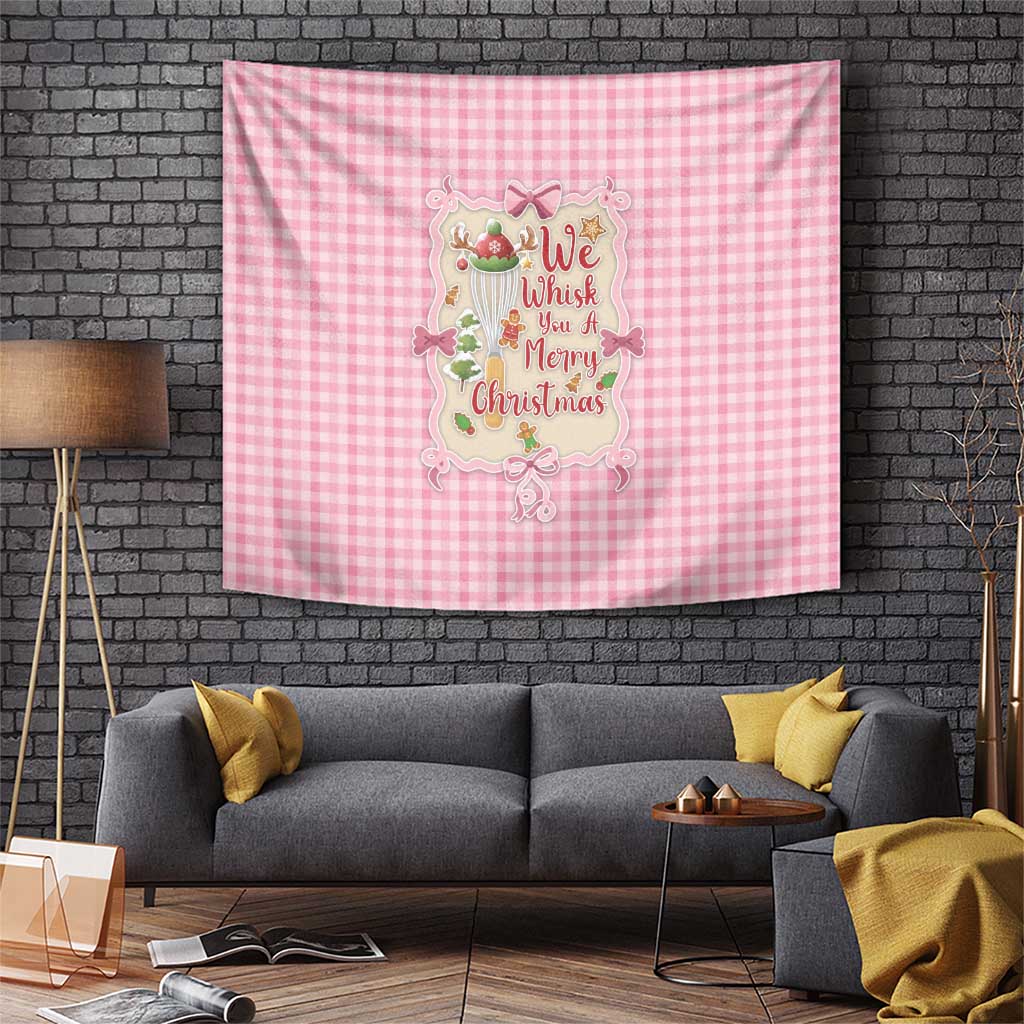 We Whisk You A Merry Christmas Tapestry Cute Style - Wonder Print Shop