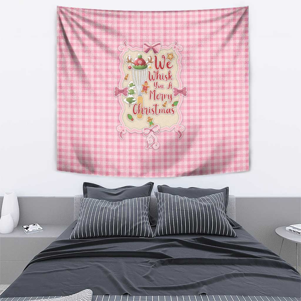 We Whisk You A Merry Christmas Tapestry Cute Style - Wonder Print Shop
