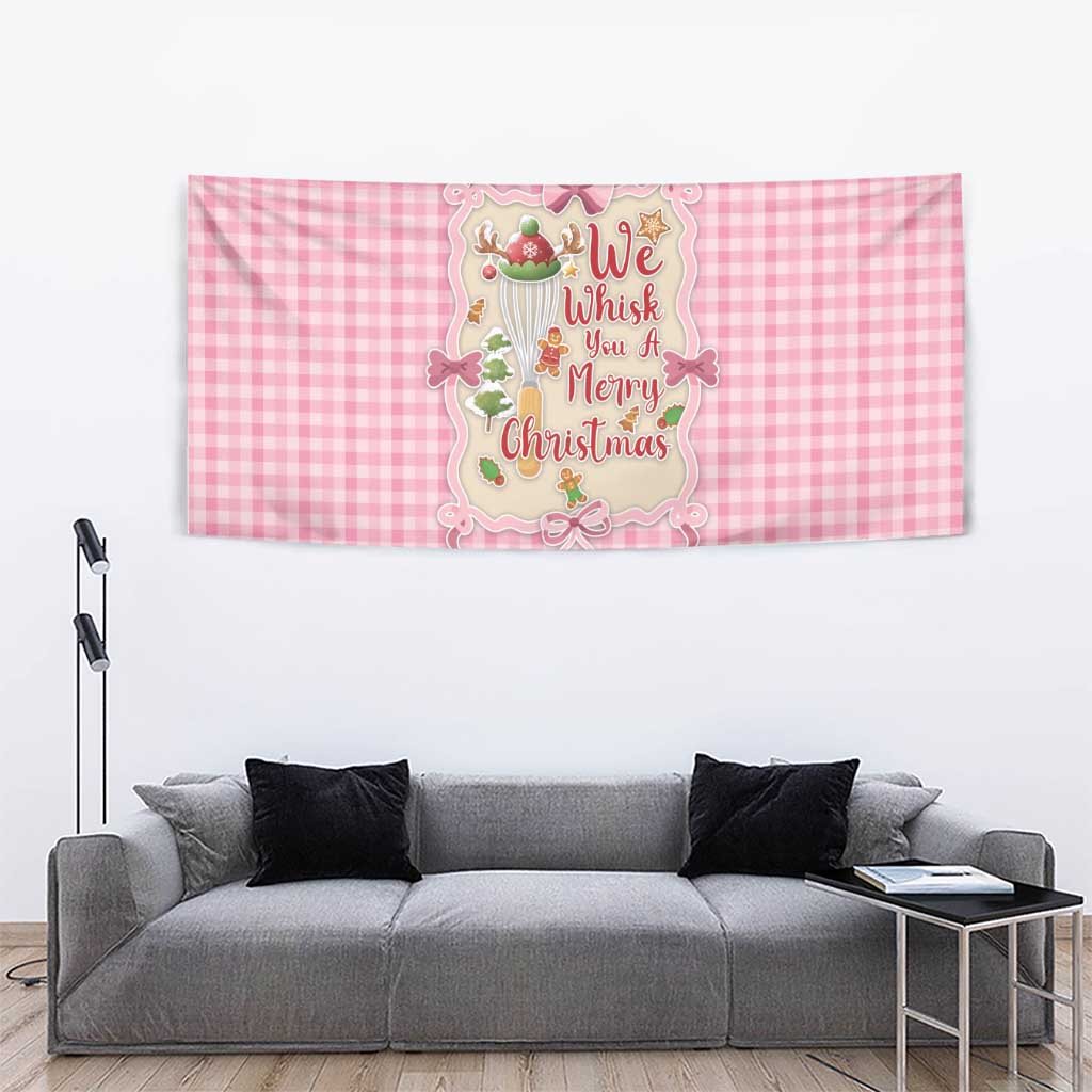 We Whisk You A Merry Christmas Tapestry Cute Style - Wonder Print Shop
