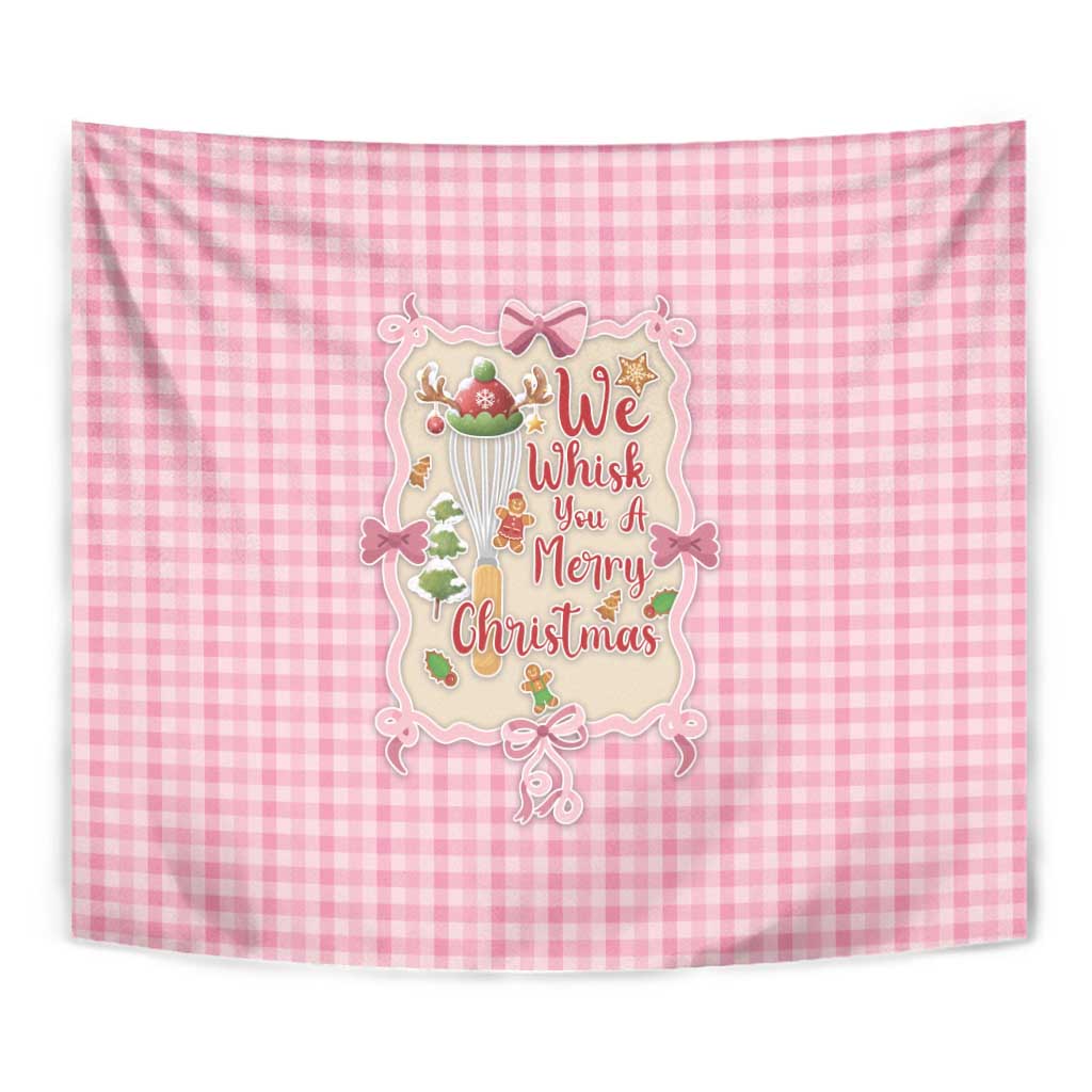 We Whisk You A Merry Christmas Tapestry Cute Style - Wonder Print Shop