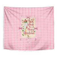 We Whisk You A Merry Christmas Tapestry Cute Style - Wonder Print Shop
