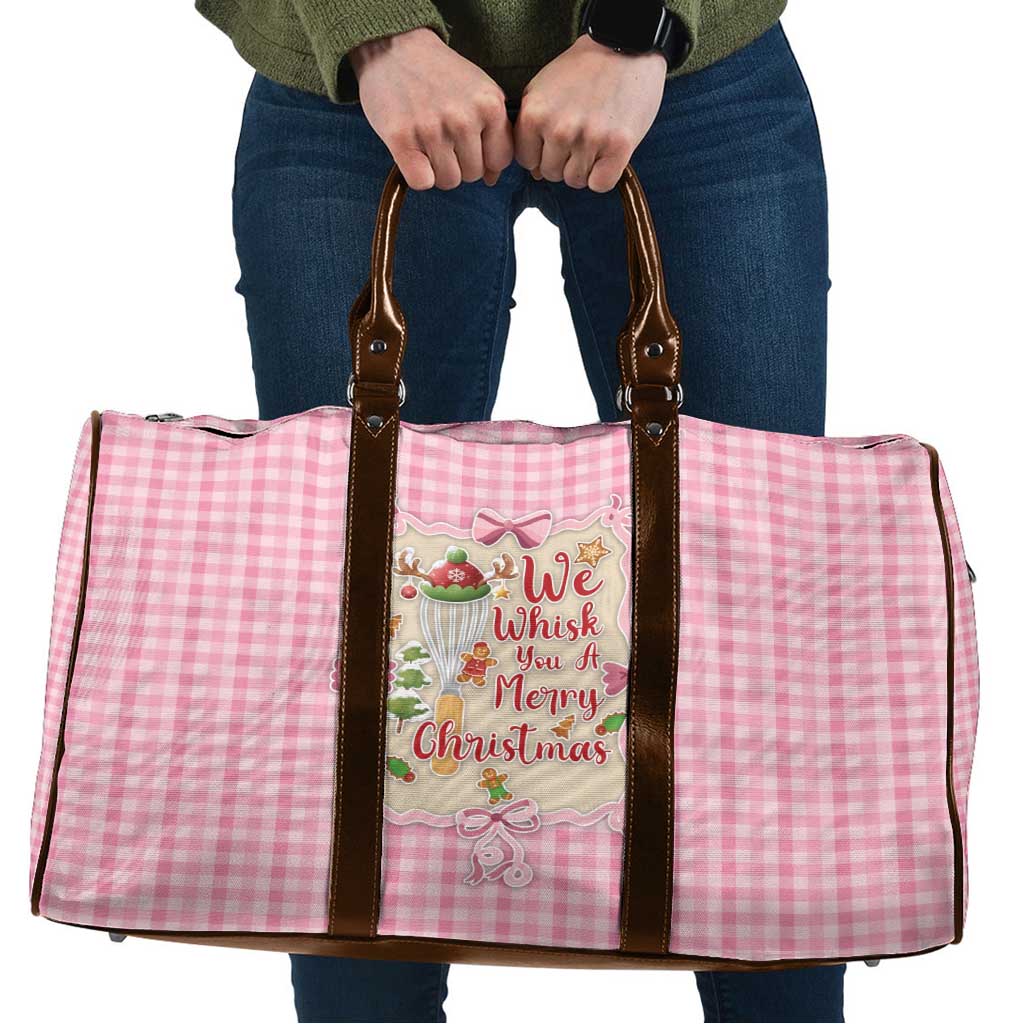 We Whisk You A Merry Christmas Travel Bag Cute Style - Wonder Print Shop