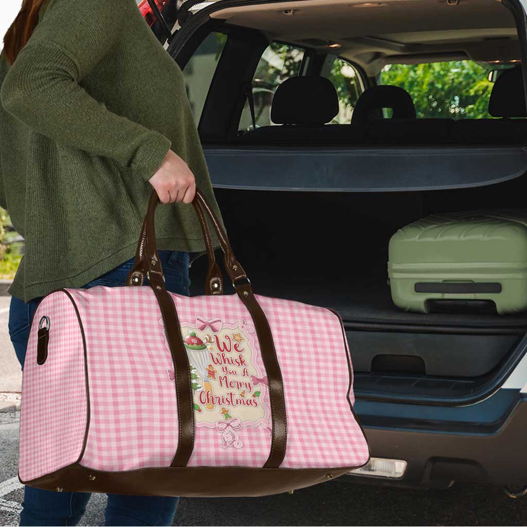 We Whisk You A Merry Christmas Travel Bag Cute Style - Wonder Print Shop