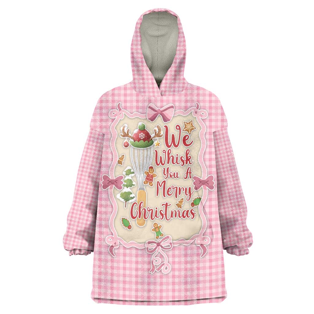 We Whisk You A Merry Christmas Wearable Blanket Hoodie Cute Style - Wonder Print Shop