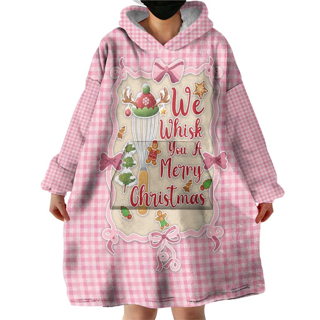 We Whisk You A Merry Christmas Wearable Blanket Hoodie Cute Style - Wonder Print Shop