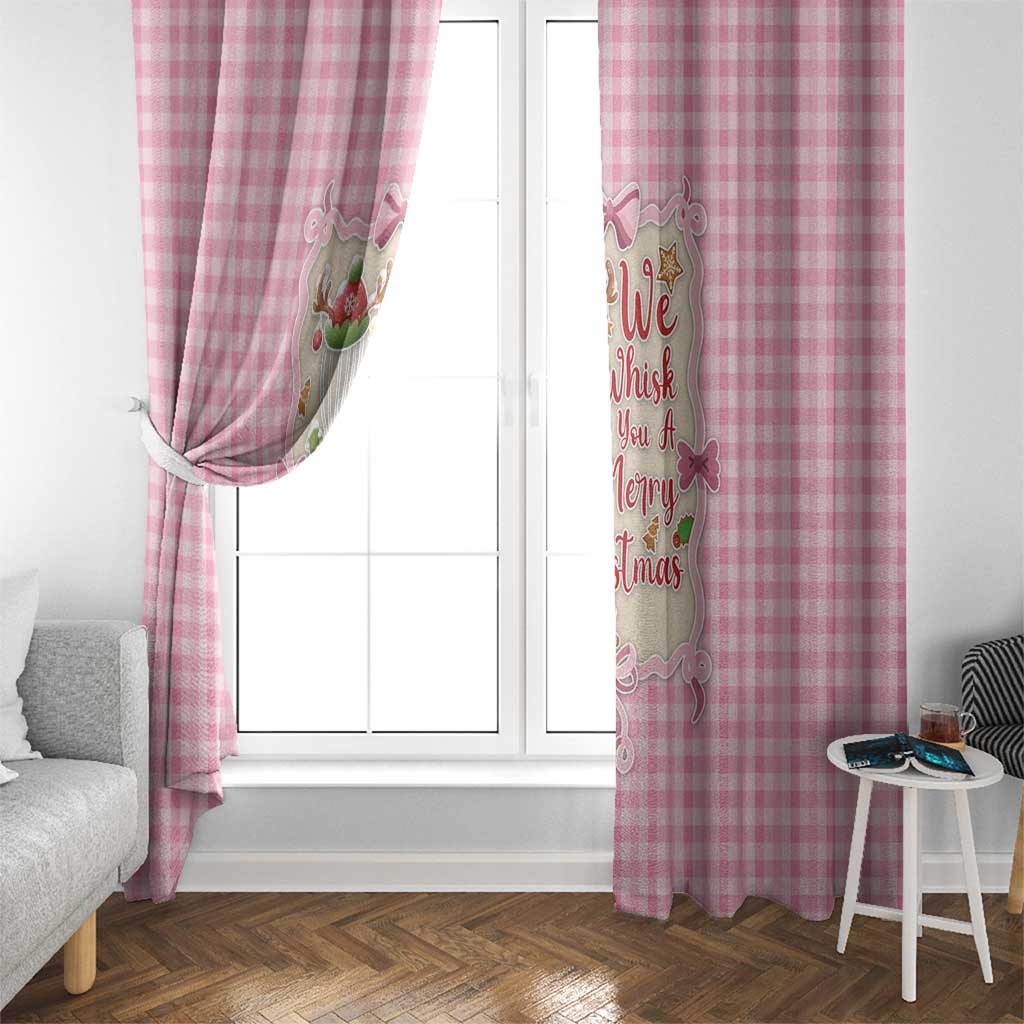 We Whisk You A Merry Christmas Window Curtain Cute Style - Wonder Print Shop