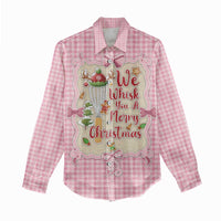 We Whisk You A Merry Christmas Women Casual Shirt Cute Style - Wonder Print Shop