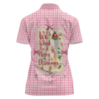 We Whisk You A Merry Christmas Women Polo Shirt Cute Style - Wonder Print Shop