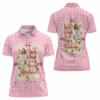 We Whisk You A Merry Christmas Women Polo Shirt Cute Style - Wonder Print Shop