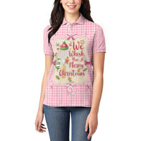 We Whisk You A Merry Christmas Women Polo Shirt Cute Style - Wonder Print Shop