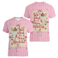We Whisk You A Merry Christmas Women V-Neck T-Shirt Cute Style - Wonder Print Shop