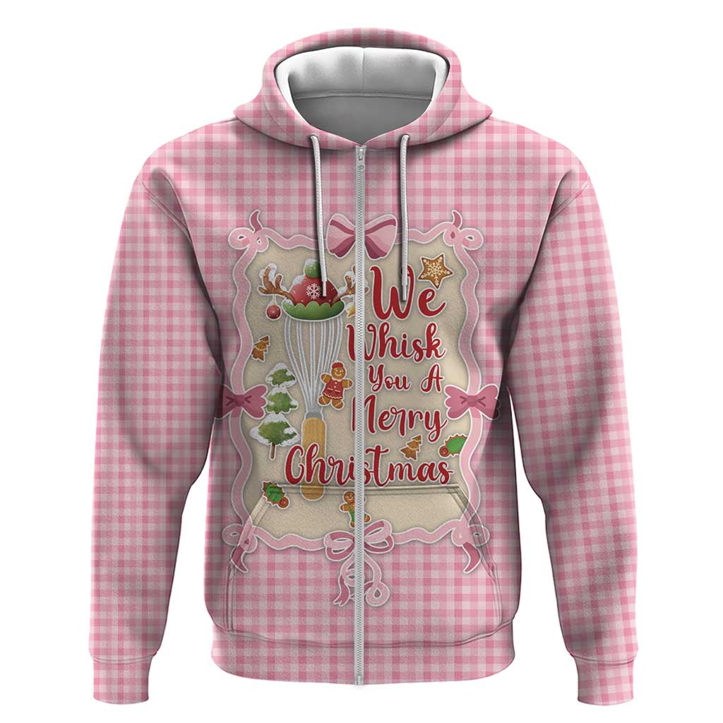 We Whisk You A Merry Christmas Zip Hoodie Cute Style - Wonder Print Shop