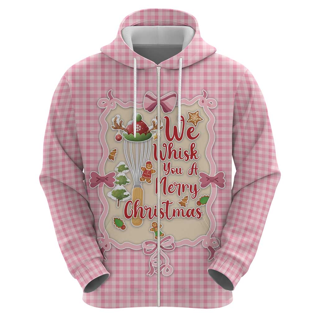 We Whisk You A Merry Christmas Zip Hoodie Cute Style - Wonder Print Shop