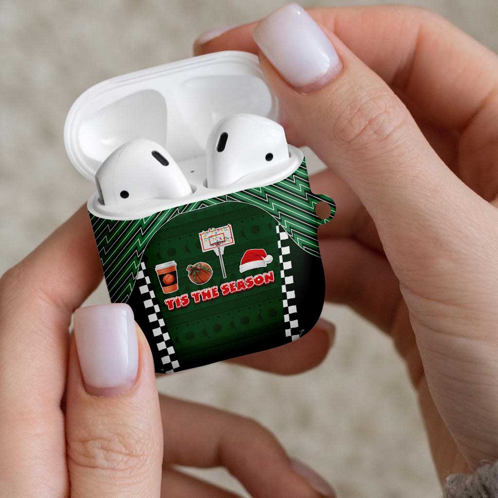 Basketball Christmas AirPods Case Tis The Season - Wonder Print Shop