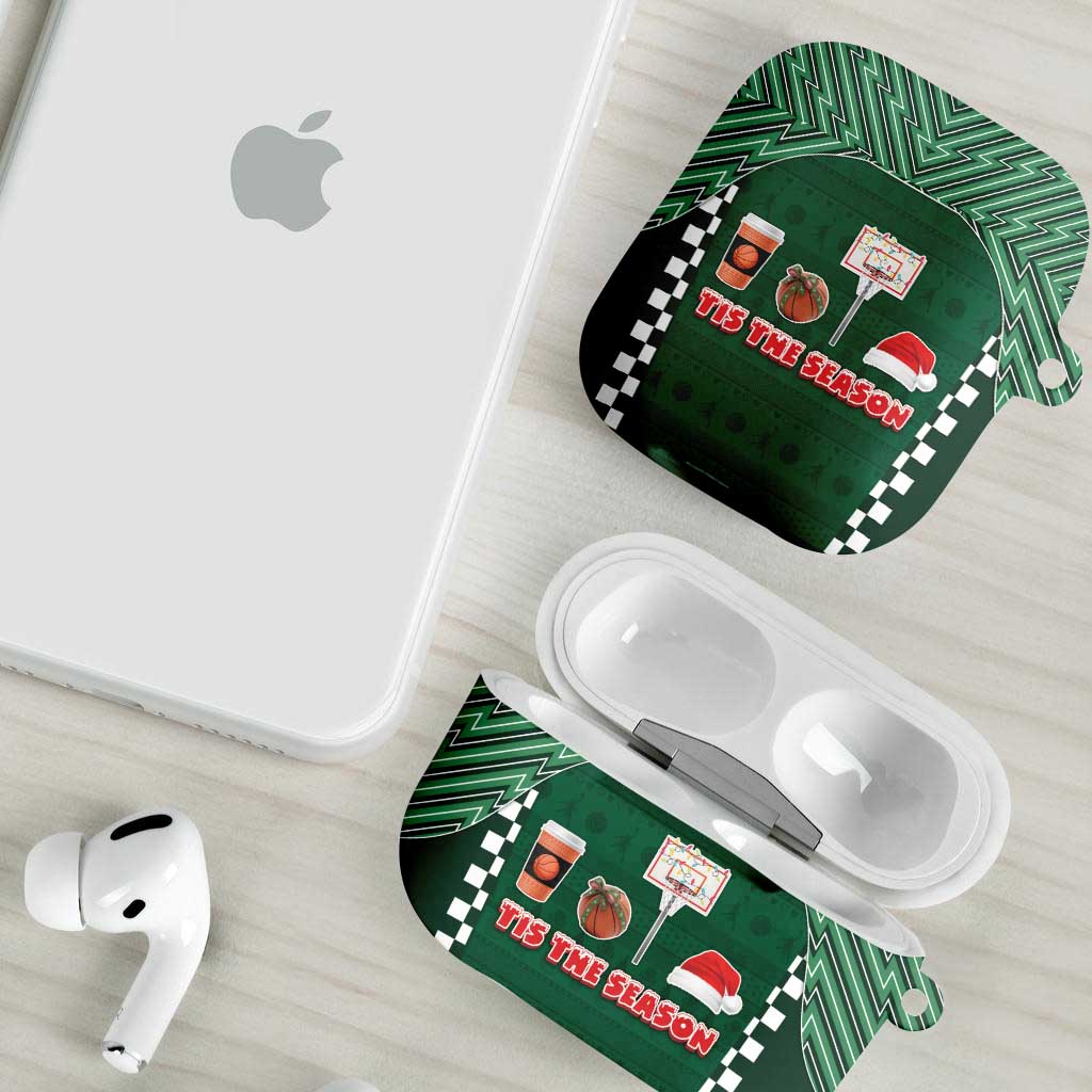 Basketball Christmas AirPods Case Tis The Season - Wonder Print Shop