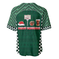 Basketball Christmas Baseball Jersey Tis The Season - Wonder Print Shop