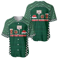 Basketball Christmas Baseball Jersey Tis The Season - Wonder Print Shop