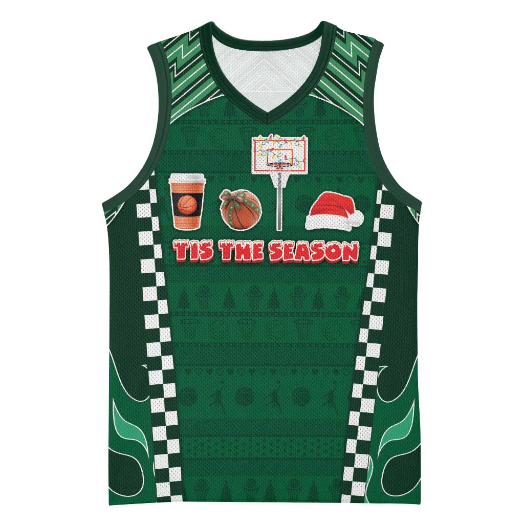 Basketball Christmas Basketball Jersey Tis The Season - Wonder Print Shop