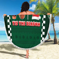 Basketball Christmas Beach Blanket Tis The Season - Wonder Print Shop