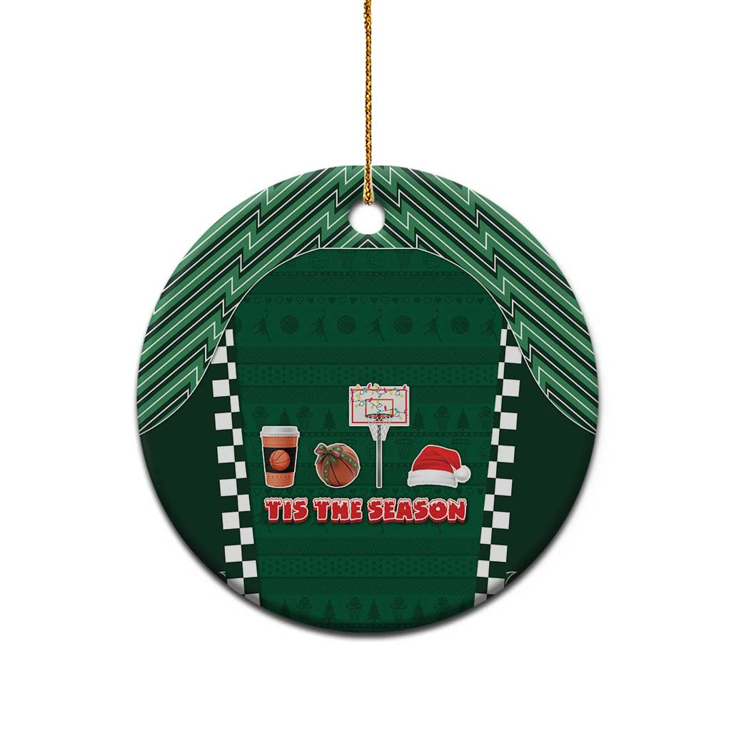 Basketball Christmas Ceramic Ornament Tis The Season - Wonder Print Shop