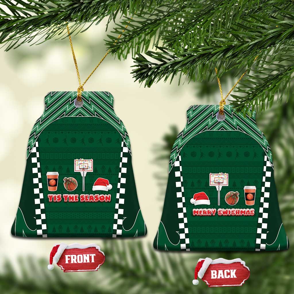 Basketball Christmas Ceramic Ornament Tis The Season - Wonder Print Shop