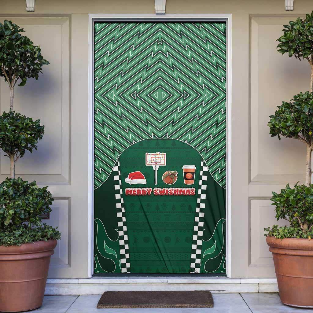 Basketball Christmas Door Cover Tis The Season - Wonder Print Shop