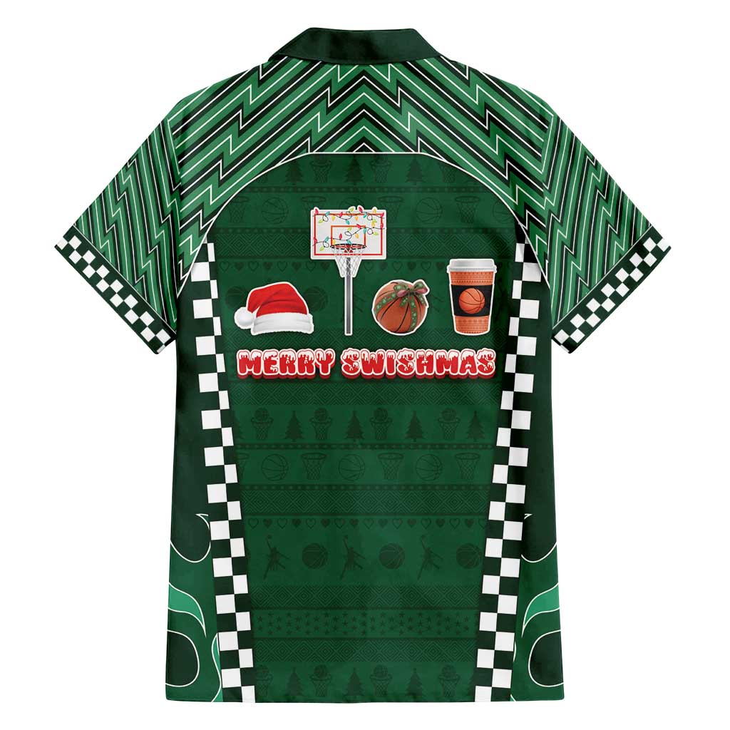 Basketball Christmas Family Matching Long Sleeve Bodycon Dress and Hawaiian Shirt Tis The Season - Wonder Print Shop