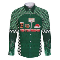 Basketball Christmas Family Matching Long Sleeve Bodycon Dress and Hawaiian Shirt Tis The Season - Wonder Print Shop