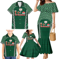 Basketball Christmas Family Matching Mermaid Dress and Hawaiian Shirt Tis The Season - Wonder Print Shop