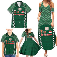 Basketball Christmas Family Matching Summer Maxi Dress and Hawaiian Shirt Tis The Season - Wonder Print Shop