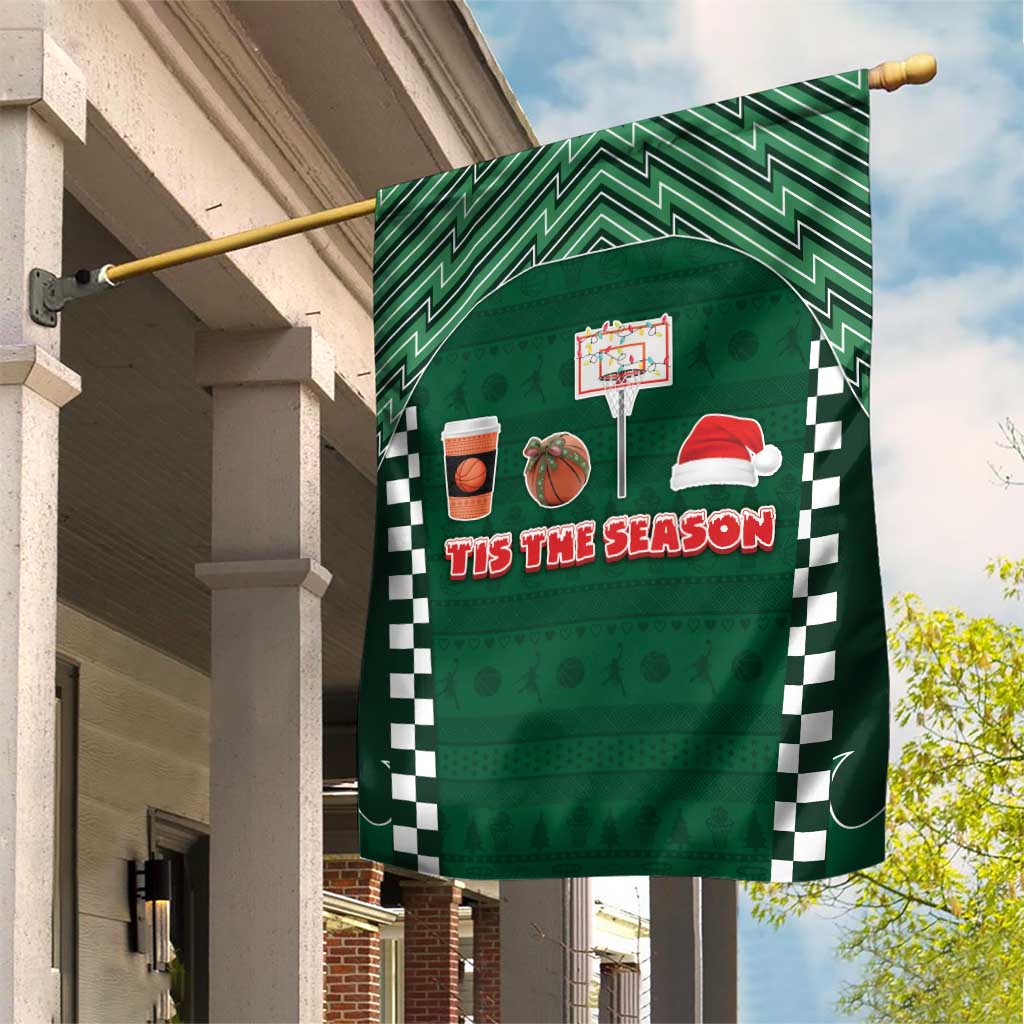 Basketball Christmas Garden Flag Tis The Season - Wonder Print Shop
