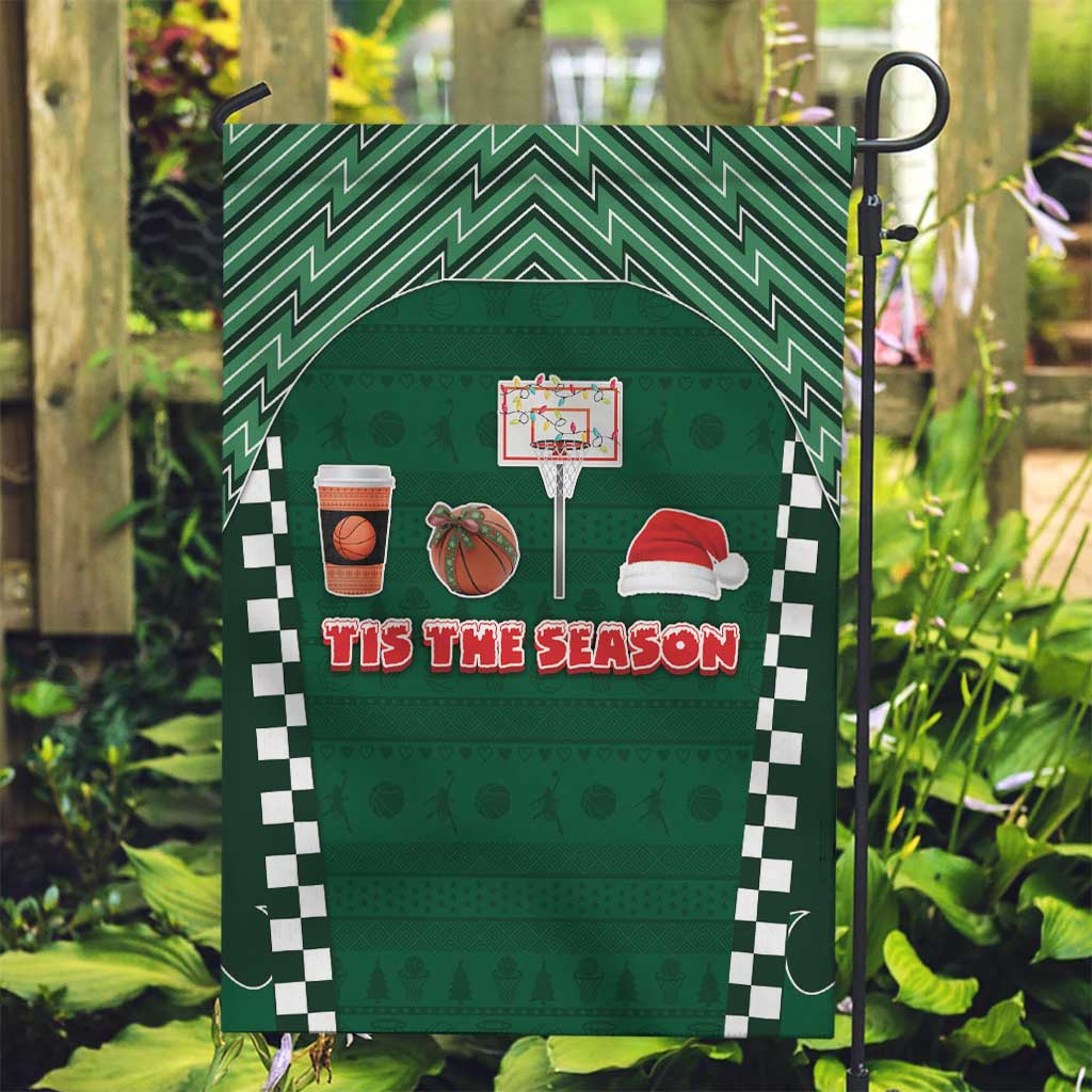 Basketball Christmas Garden Flag Tis The Season - Wonder Print Shop